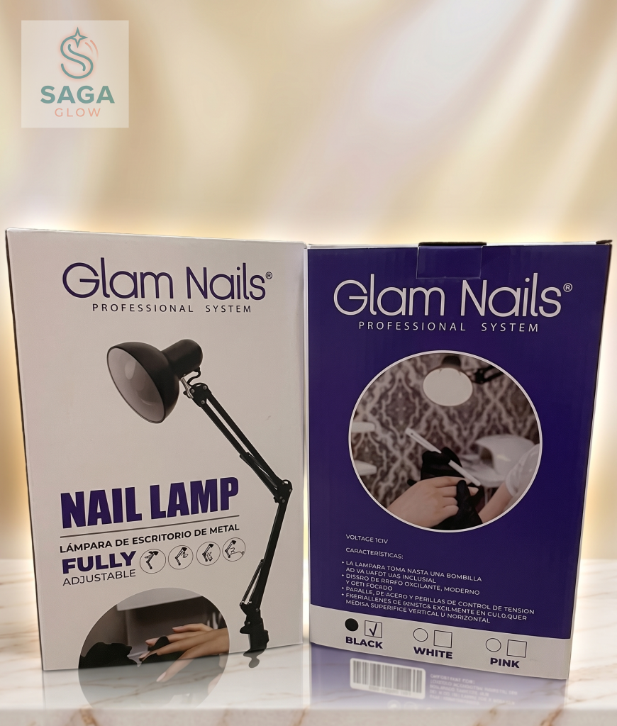 Lampara de escritorio Glam Nails Negra